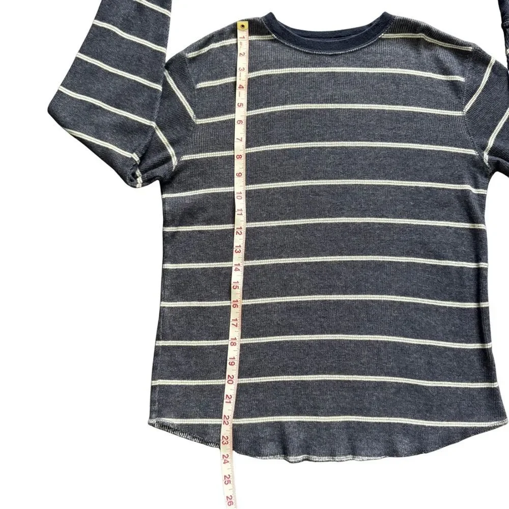 GAP‎ Kids Navy and White Striped Long Sleeve Tee